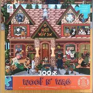 Ceaco 300 Piece Puzzle Woof n' Wag  Complete